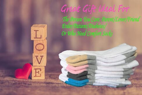 جوارب طاقم رياضية لمرضى السكري غير ملزمة ماصة للرطوبة وسادة اللباس جوارب | السفر جوارب غير رسمية 3 أزواج ... in Kuwait