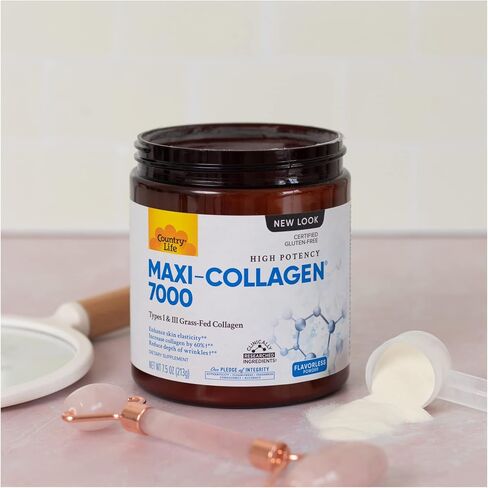 Country Life Maxi-Collagen Powder, 0.2lbs, Certified Gluten Free in Saudi Arabia