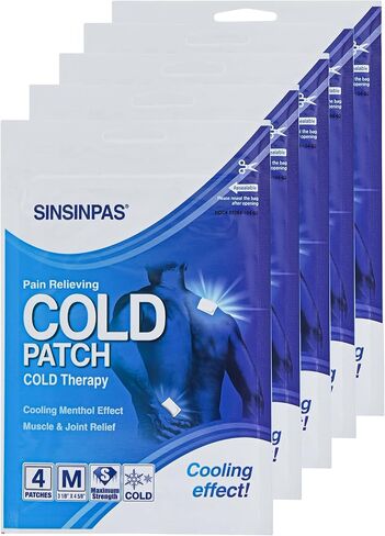 Cold Pain Relieving Patch, 5 Pack, (20 Patches Total) in Kuwait