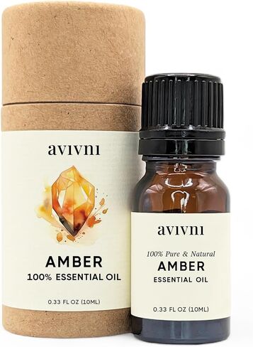 زيت الباتشولي العطري من أفيفني - نقي وطبيعي 100%، عضوي، غير مخفف للعلاج العطري والبشرة والشعر وموزع الروائح (0.33 أونصة - 10 مل)... in Kuwait