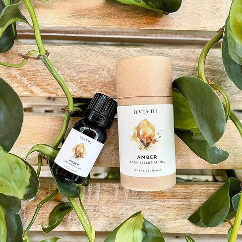 زيت الباتشولي العطري من أفيفني - نقي وطبيعي 100%، عضوي، غير مخفف للعلاج العطري والبشرة والشعر وموزع الروائح (0.33 أونصة - 10 مل)... in Kuwait