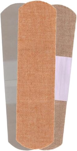 200 Fabric Flexible Adhesive Bandage Strips - 3" x 3/4" Breathable Bandages with Non-Stick Pad - Latex Free for First Aid Kit Wound Care and Protection (2 Packs of 100) in Kuwait