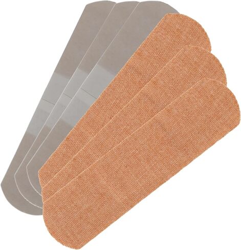 200 Fabric Flexible Adhesive Bandage Strips - 3" x 3/4" Breathable Bandages with Non-Stick Pad - Latex Free for First Aid Kit Wound Care and Protection (2 Packs of 100) in Kuwait