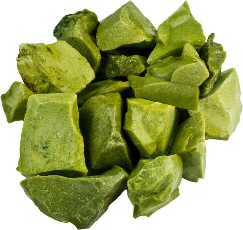 الأحجار الكريمة المنومة 1 رطل من العقيق الأخضر الخام من مدغشقر - أحجار خام طبيعية كبيرة مقاس 1 بوصة وصخور النافورة للسقوط والكابينة والتلميع وتغليف الأسلاك وشفاء كريستال الويكا والريكي in Kuwait