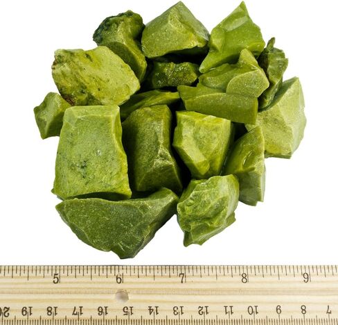 الأحجار الكريمة المنومة 1 رطل من العقيق الأخضر الخام من مدغشقر - أحجار خام طبيعية كبيرة مقاس 1 بوصة وصخور النافورة للسقوط والكابينة والتلميع وتغليف الأسلاك وشفاء كريستال الويكا والريكي in Kuwait