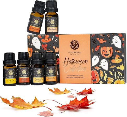 Florona Halloween Premium Quality Fragrance Oil Gift Set of 6-1 fl oz (10 ml x 6) in Kuwait