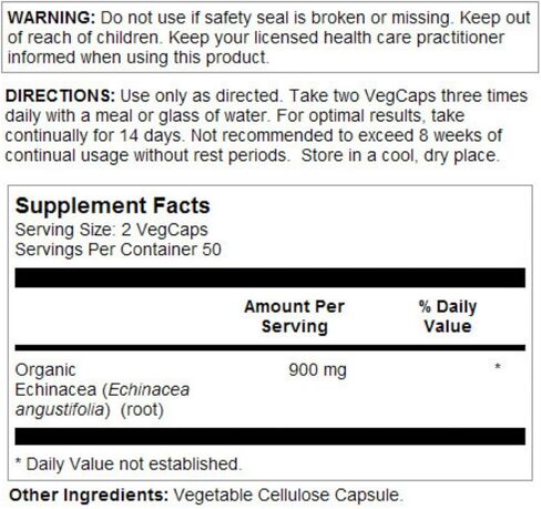 سولاراي كبسولات نبات القنفذية المزروعة عضويًا (450 ملغ، 100 قطعة) in Kuwait