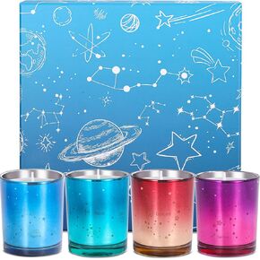 Aromatherapy Scented Candle Set, Candles for Home Scented 2x5.2 oz Natural Soy Wax Votive Candles TIn Candles for Women‘s, Birthday, Housewarming Gifts Lemon Verbena, Rose Water