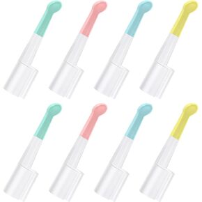 Ear Wax Removal Replacement Ear Scoop Set, 8 Pcs Soft Silicone Ear Scoop for Earwax Remover Ear Cleaner with Camera Ear Wax Removal Tool in Saudi Arabia