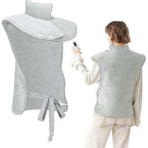 HAUSPROFI Heating Pad for Back Pain Relief, 37''x23 Electric Heat Pads for Neck and Shoulders Migraine Relief, Fast-Heating with 6 Heat Setting, Auto Shut Off, Machine Washable,Gifts for Women Men in Kuwait