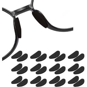 Soft Foam Eyeglasses Nose Pads Self Adhesive Non Slip Nose Pads for Glasses Anti Slip Eyeglass Nose Pads for Plastic Frames Glasses Sunglasses 12 Pairs