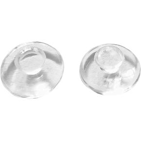 Optical Soft Silicone Round - Shaped Click-on Slide-in Push-in Nose Pads for Reading Prescription Glasses Sunglasses