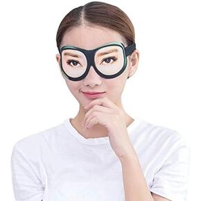 3D Funny Eyeshade Soft Sleep Eye Mask, Sleeping Breathable Blindfold with Adjustable Head Strap for Travel, Game, Party, Rest (Man) in Saudi Arabia