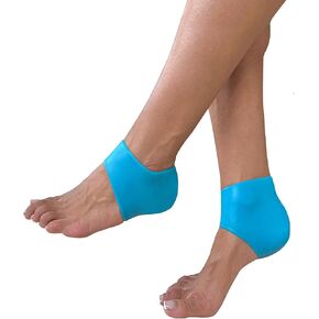 StrappyHeel - واقيات الكعب - الوقاية من البثور وتخفيف آلام الأحذية من المهمازات والتهاب اللفافة الأخمصية - أكواب قدم من السيليكون للنساء والرجال - وسادة وسادة، وبديل للجل للأحذية in Kuwait