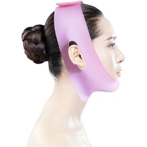 Anti Snoring Silicone Chin Strap，Better Sleep Keep Mouth Cosed Snoring Chin Strap，Anti Snoring Devices，Adjustable Stop Snoring Chin Strap for Men and Women (Black)