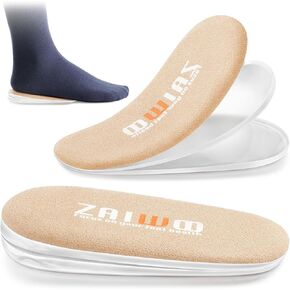 ZAIWOO رفع الكعب قابل للتعديل للأحذية، نعال زيادة الارتفاع لرفع الكعب، ألم الكعب، اختلاف طول الساق، رفع الأحذية in Kuwait