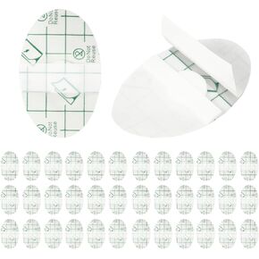 60 Pcs Baby Waterproof Ear Stickers Clear Disposable Ear Covers with Ear Plugs, Baby Ear Protection for Bath, Ear Shower Caps for Shower Surfing Snorkeling and Other Water Sports(White) in Saudi Arabia