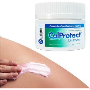 CalProtect Anti-Rash Moisturizing Ointment (2.5oz, Jar) Reliable-1 Laboratories Adult Diaper Incontinence - Skin Barrier Soothing Repair And Relief For Men & Women in Kuwait