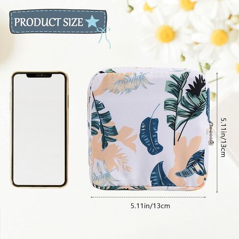 2 قطعة حقيبة الدورة الشهرية، حقيبة تخزين المناديل الصحية، حقيبة كوب الحيض، أكياس تخزين المناديل الصحية المحمولة مع سحاب، حقيبة الدورة الشهرية الانثوية للدورة الاولى للفتيات المراهقات والنساء والسيدات in Kuwait