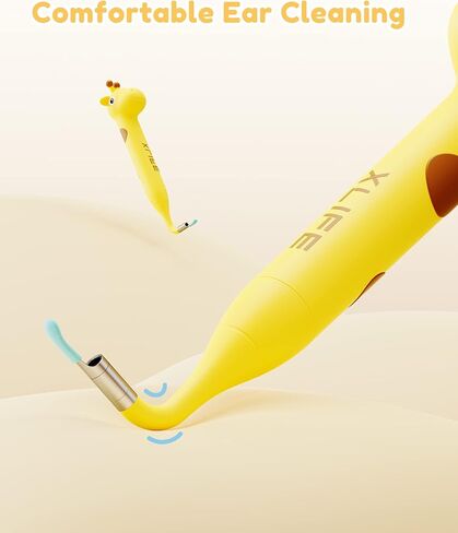Xlife Ear Wax Removal Tool, Wireless Ear Otoscope with 6 LED Lights, Ear Cleaner with Blue Kids Electric Toothbrush, Earwax Remover for Kids, Ear Camera with 360-Degree Gyroscope for Smart Phones in Kuwait