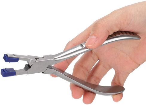 DAUERHAFT 3pcs Stainless Steel Rimless Eyeglasses Plier,Optical Eyeglasses Adjusting Pliers Repairing Kit,with Bag,for Eyeglasses Repair in Saudi Arabia