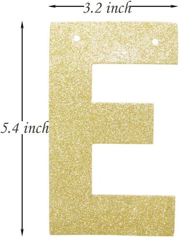 Gold Glitter Let's Pawty Banner for Pet Dogs Birthday Party Sign Decorations in Saudi Arabia