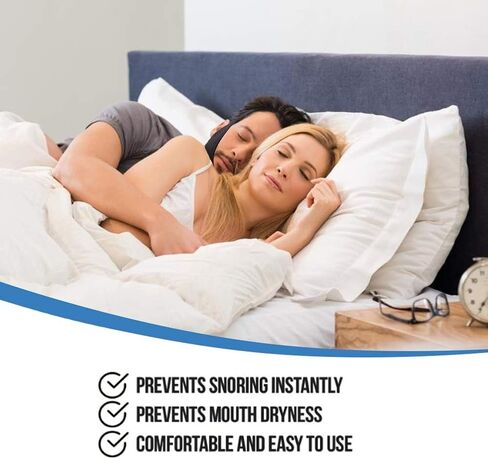 حزام دعم الفك، حزام رفع الوجه قابل للتعديل لحزام الذقن للرجال والنساء أثناء النوم أثناء الشخير in Kuwait