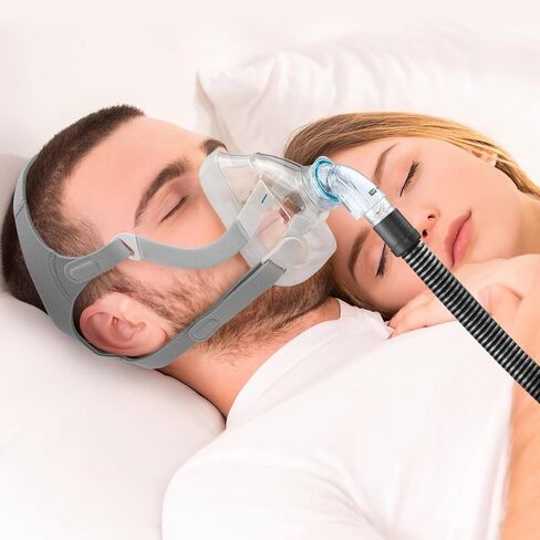 3-Pack Headgear Straps for AirFit F20 /AirTouch F20 - Replacement CPAP Headgear for F20 Full-face Mask, Elasticity Soft Headgear - Included Magnetic Clips (Medium) in Kuwait