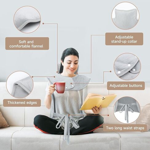 HAUSPROFI Heating Pad for Back Pain Relief, 37''x23 Electric Heat Pads for Neck and Shoulders Migraine Relief, Fast-Heating with 6 Heat Setting, Auto Shut Off, Machine Washable,Gifts for Women Men in Kuwait