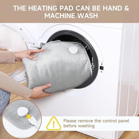 HAUSPROFI Heating Pad for Back Pain Relief, 37''x23 Electric Heat Pads for Neck and Shoulders Migraine Relief, Fast-Heating with 6 Heat Setting, Auto Shut Off, Machine Washable,Gifts for Women Men in Kuwait