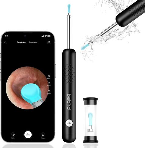 Ear Wax Removal Tool, Smart Ear Cleaner, Ear Camera Scope with Light Smartphone Ear HD Video Otoscope Wax Cleaner in Kuwait