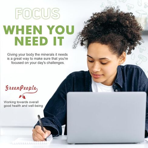 مزيج مسحوق الفطر للقهوة والعصائر، مكمل الفطر للوظيفة الإدراكية ودعم المناعة - عرف الأسد، الريشي، كورديسيبس، تشاجا، ذيل الديك الرومي، مايتاكي، مركب، 60 وجبة in Kuwait