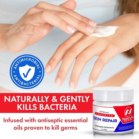 كريم ناترولو لإصلاح البشرة | مرهم طبيعي متعدد الأغراض للأكزيما وتخفيف الحكة والعضات والحروق وطفح الحفاضات والقوباء الحلقية والعناية بالجروح | مرهم إصلاح الإنقاذ للعناية بالبشرة in Kuwait