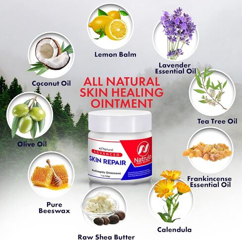 كريم ناترولو لإصلاح البشرة | مرهم طبيعي متعدد الأغراض للأكزيما وتخفيف الحكة والعضات والحروق وطفح الحفاضات والقوباء الحلقية والعناية بالجروح | مرهم إصلاح الإنقاذ للعناية بالبشرة in Kuwait