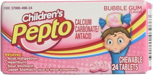 أقراص بيبتو القابلة للمضغ للأطفال - 24 قيراط in Kuwait