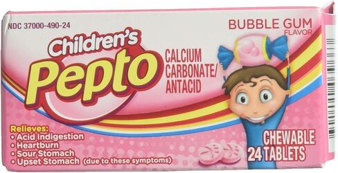 أقراص بيبتو القابلة للمضغ للأطفال - 24 قيراط in Kuwait