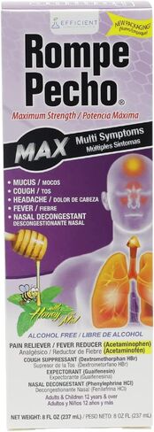 MAX, Multisymptom Severe Cold and Flu Syrup, 8 FL Oz, Bottle in Saudi Arabia
