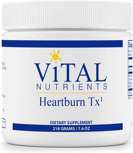 Vital Nutrients Heartburn Tx | Supplement Helps Decrease Occasional Heartburn and Indigestion | with Glycine, Glutamine and Licorice Root | Vegetarian | Gluten, Dairy and Soy Free | 50 Servings in Saudi Arabia