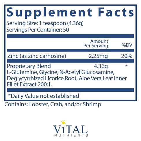 Vital Nutrients Heartburn Tx | Supplement Helps Decrease Occasional Heartburn and Indigestion | with Glycine, Glutamine and Licorice Root | Vegetarian | Gluten, Dairy and Soy Free | 50 Servings in Saudi Arabia