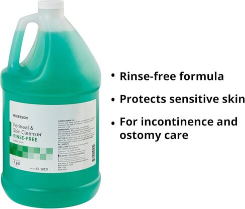 McKesson Perineal Skin Cleanser, Rinse-Free, Fresh Scent, 1 gal, 1 Count in Kuwait