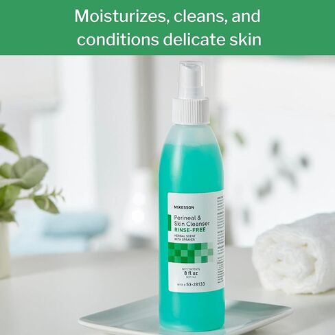 McKesson Perineal Skin Cleanser, Rinse-Free, Fresh Scent, 1 gal, 1 Count in Kuwait