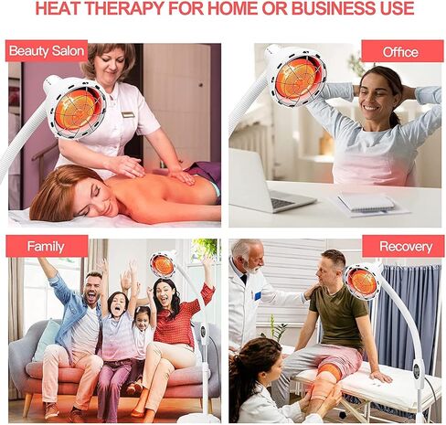 حامل إضاءة بالأشعة تحت الحمراء، ضوء أحمر 275 وات بالقرب من مصباح الحرارة بالأشعة تحت الحمراء مع ذراع مرن وإزالة التحكم in Kuwait