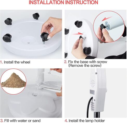 حامل إضاءة بالأشعة تحت الحمراء، ضوء أحمر 275 وات بالقرب من مصباح الحرارة بالأشعة تحت الحمراء مع ذراع مرن وإزالة التحكم in Kuwait