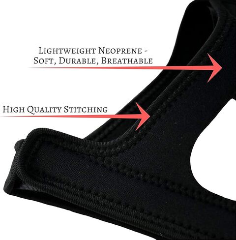 حزام الذقن المضاد للشخير - جهاز مضاد للشخير قابل للتعديل للرجال والنساء، ومستخدمي CPAP، وأجهزة التنفس بالفم المفتوح. حل لوقف الشخير والمساعدة على النوم. فكر في استخدام أداة w/Snore Eliminator Pro أو قطعة الفم الخاصة ببروكسيسم in Kuwait