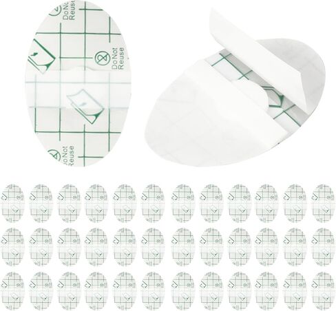 60 Pcs Baby Waterproof Ear Stickers Clear Disposable Ear Covers with Ear Plugs, Baby Ear Protection for Bath, Ear Shower Caps for Shower Surfing Snorkeling and Other Water Sports(White) in Saudi Arabia