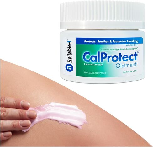 CalProtect Anti-Rash Moisturizing Ointment (2.5oz, Jar) Reliable-1 Laboratories Adult Diaper Incontinence - Skin Barrier Soothing Repair And Relief For Men & Women in Kuwait