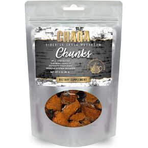 Siberian Chaga Mushroom Chunks Wild Harvested 3 Oz. (85g) in Kuwait
