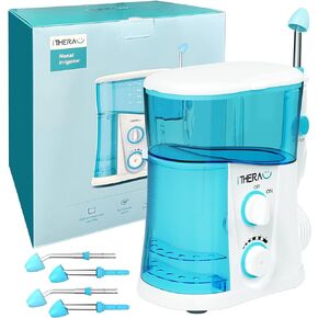 iTHERAU Nasal Irrigator Sinus Rinse Bundle, Strong Power Nose Cleaner for Sinus Relief 4 Nose Cleaning Tips with 40 SaltPods in Kuwait