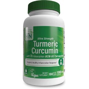 Health Thru Nutrition Turmeric Curcumin Complex 500mg | as BCM-95 Curcugreen Clinically Studied | Vegan Certified | (NON-GMO and Hypoallergenic (pack of 60) in Kuwait