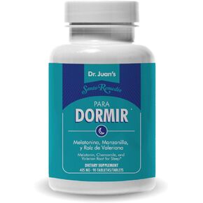 Santo Remedio Sleep Formula, Healthy Sleep Support, Melatonin, Chamomile, and Valerian Root, 90 Capsules, 405 mg per Serving, No Artificial Colors, No Artificial Flavors, Sugar Free, Sodium Free in Kuwait